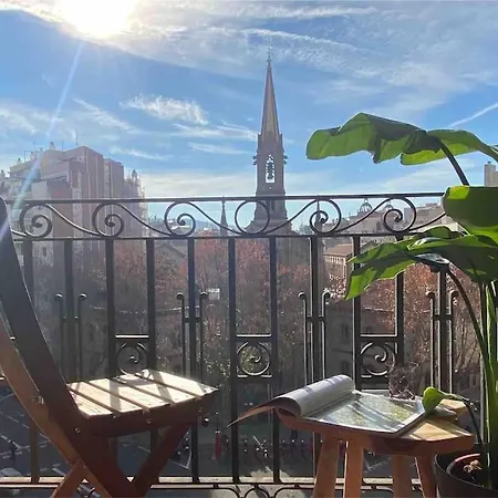 Luminous Designer Loft Style Eixample Views By Myrentalhost Barcelona