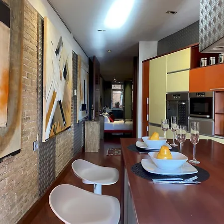 Luminous Designer Loft Style Eixample Views By Myrentalhost Barcelona