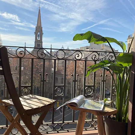 Luminous Designer Loft Style Eixample Views By Myrentalhost Barcelona