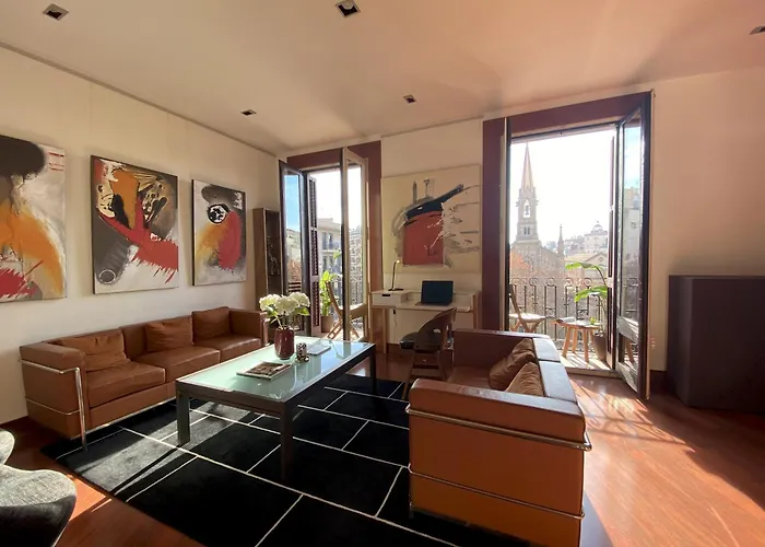 Luminous Designer Loft Style Eixample Views By Myrentalhost * Barcelona