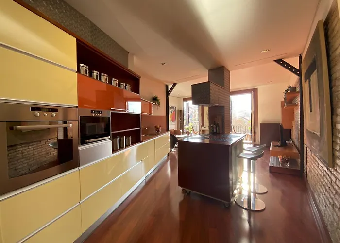 Luminous Designer Loft Style Eixample Views By Myrentalhost *