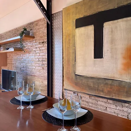 Luminous Designer Loft Style Eixample Views By Myrentalhost Apartman *