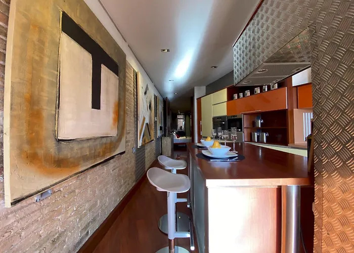 Luminous Designer Loft Style Eixample Views By Myrentalhost 아파트